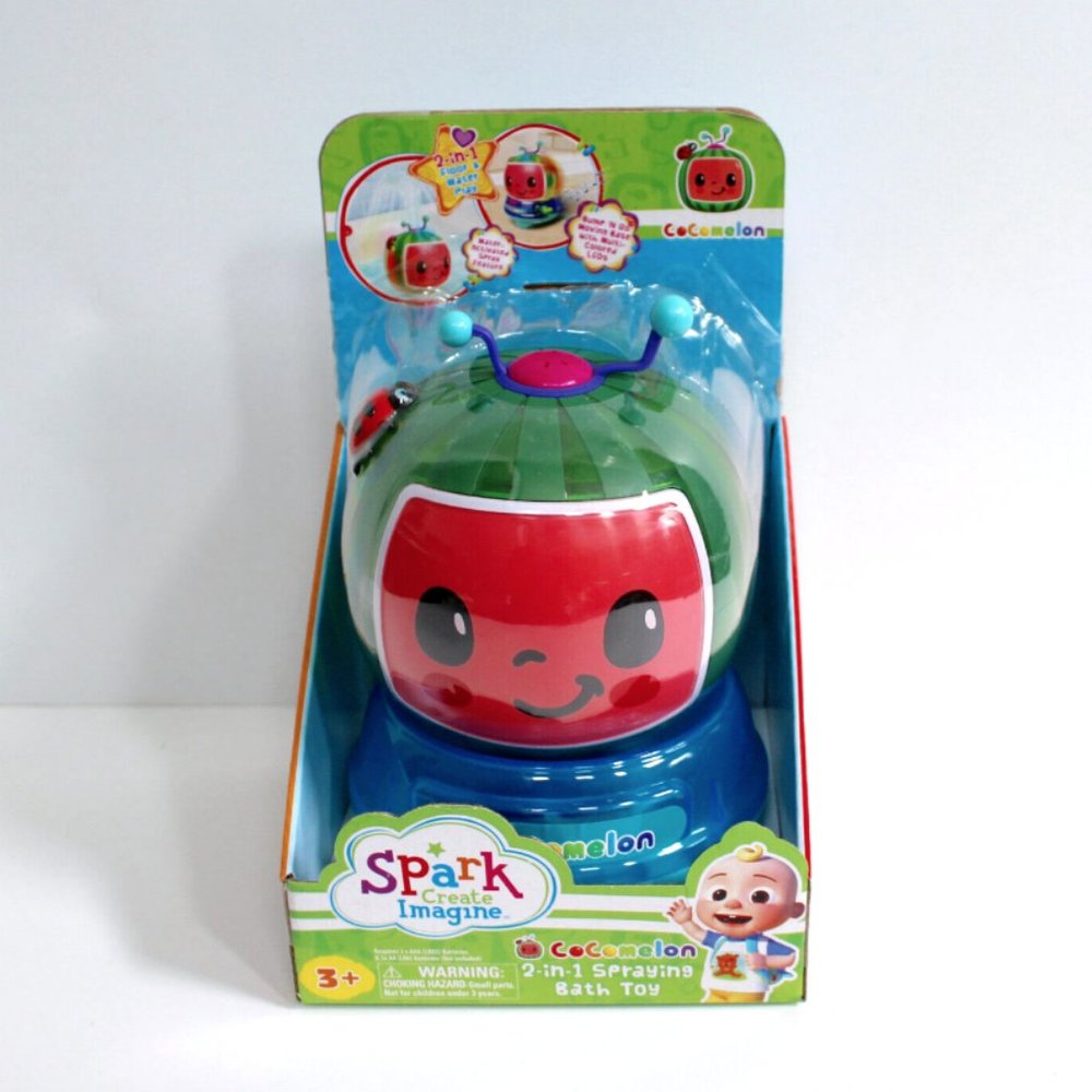 Spark Cocomelon 2-in-1 Spraying Bath Toy with LED Lights Music